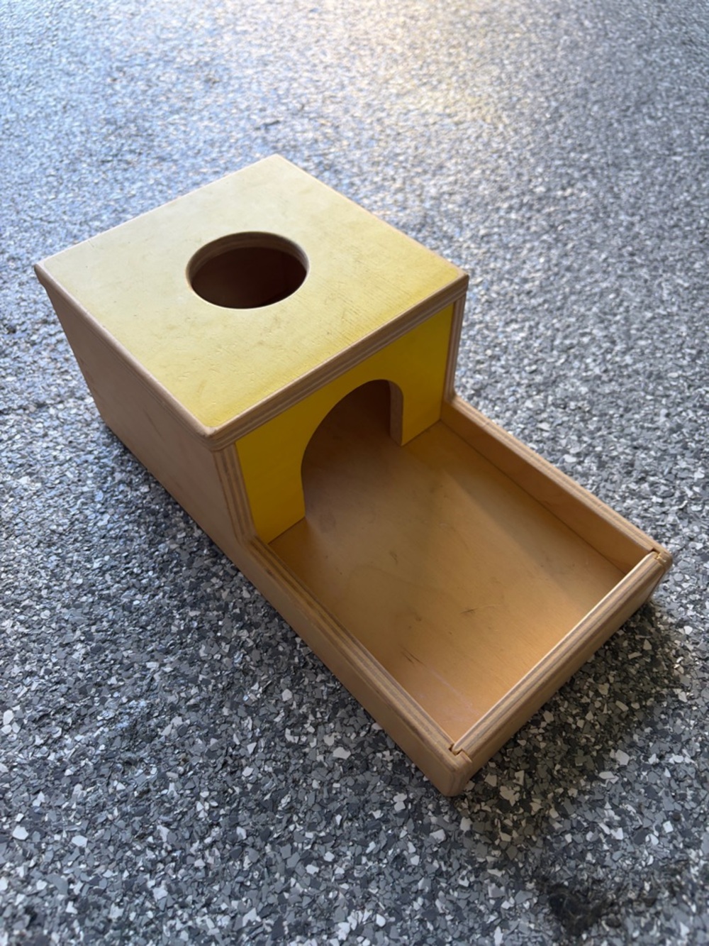 Lovevery Wooden Ball Box Drop Ramp Montessori Toy